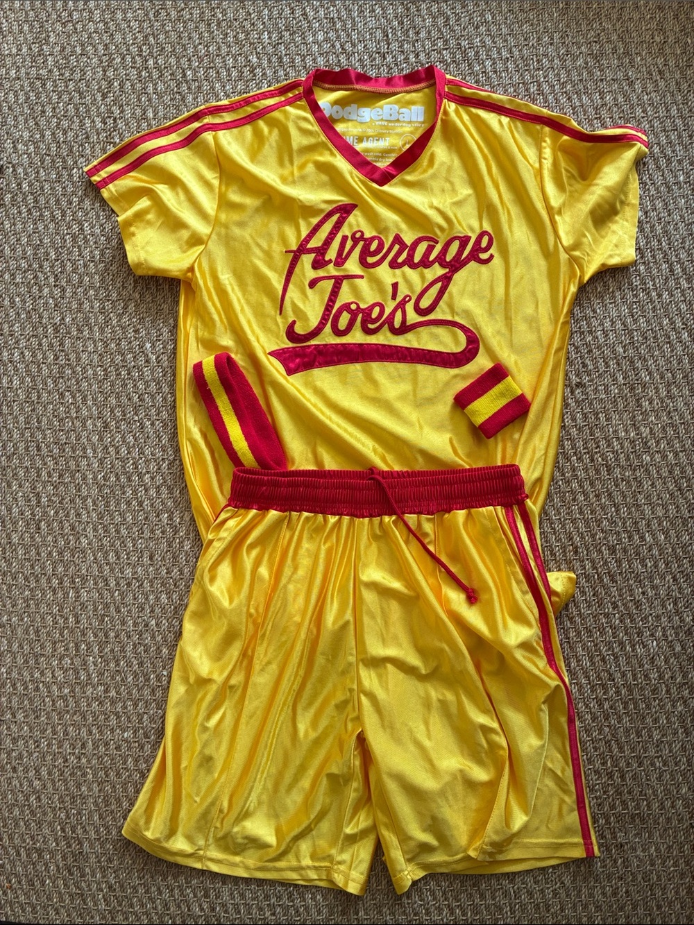 Kids Yellow & Red Athletic Jersey Top